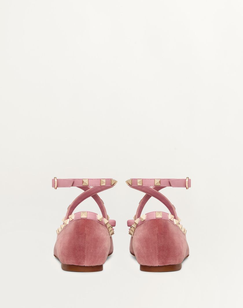 ROCKSTUD VELVET BALLERINA - Image 5